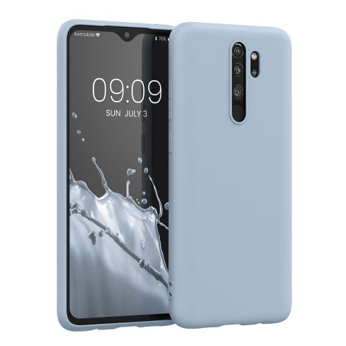 Kryt Kwmobile pro Xiaomi Redmi Note 8 Pro, světle modrý, silikon, KWM000010MT042C