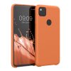 Pouzdro Kwmobile pro Google Pixel 4a, oranžové, silikonové, KWM000011HX065C