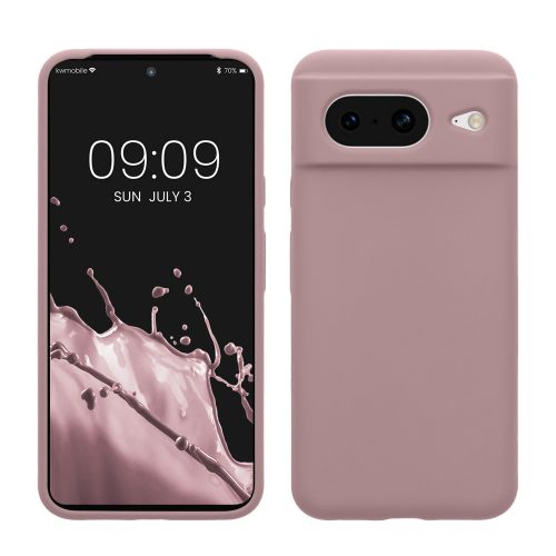 Pouzdro Kwmobile pro Google Pixel 8, fialové, silikonové, KWM000020JF022C