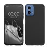 Kryt Kwmobile pro Motorola Moto G34, černý, silikonový, KWM000022QU001C