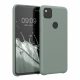 Pouzdro Kwmobile pro Google Pixel 4a, zelené, silikonové, KWM000011HX066C