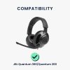 Sada 2 ks náušníků Kwmobile pro JBL Quantum 300/Quantum 200, černá, ekokůže, KWM000025CV001C