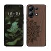 Kryt Kwmobile pro Xiaomi Redmi Note 13, hnědý, dřevo, KWM000020MZ002C