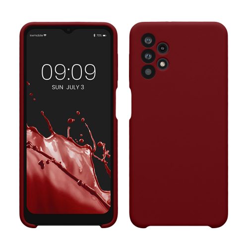 Pouzdro Kwmobile pro Samsung Galaxy A32 5G, tmavě červené, silikonové, KWM000012IW051C