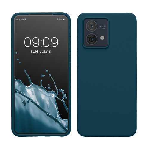 Kryt Kwmobile pro Motorola Moto G84, zelený, silikon, KWM000022NO006C