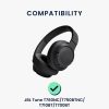 Sada 2 ks náušníků Kwmobile pro JBL Tune T760NC/Tune T750BTNC/Tune T710BT, bílá, ekokůže, KWM000018ER003C