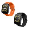 Sada 2 řemínků Kwmobile pro Amazfit Bip 5/GTR 4, černá/oranžová, silikon, KWM000024YT005C