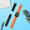 Sada 2 řemínků Kwmobile pro Amazfit Bip 5/GTR 4, černá/oranžová, silikon, KWM000024YT005C