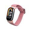 Řemínek Kwmobile pro Xiaomi Mi Band 8, světle růžový, nylon, KWM0000250L005C