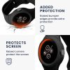 Řemínek Kwmobile pro Google Pixel Watch 2/Pixel Watch, černý, silikonový, KWM000025GT001C