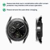 Sada 2 ks krytů Kwmobile s bezpečnostním sklem pro Xiaomi Watch S3, černá/průhledná, plast, KWM000025GV001C