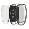 Kryt na klíče od auta Kwmobile pro Hyundai 3 Buttons - Keyless Go, průhledný/černý, silikon, KWM000025JI001C