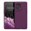 Pouzdro Kwmobile pro OPPO Find X5, silikonové, fialové, 57629.187