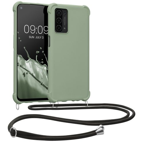 Pouzdro Kwmobile pro OPPO A74 5G/A54 5G, silikonové, zelené, 58012.172