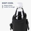 Sada 2 krytů Cooler Jacket na 500 ml láhve, Kwmobile, Černá, Neoprén, 55885.02