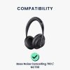 Sada 2 ušních polštářků pro sluchátka Bose Noise Canceling 700/Noise Canceling NC700, Kwmobile, černá, eko kůže, 59284.01