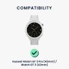 kwmobile řemínek pro Huawei Watch GT 3 Pro (43 mm)/Watch GT 3 (42 mm), přírodní kůže, hnědá/černá, 59318.107