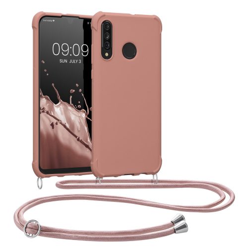 Pouzdro Kwmobile pro Huawei P30 Lite, silikonové, růžové, 52079.154