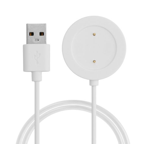 USB nabíjecí kabel pro Xiaomi Mi Watch Color Sport/Watch S1 Active, Kwmobile, Bílý, Plast, 58354.02