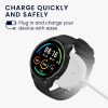 USB nabíjecí kabel pro Xiaomi Mi Watch Color Sport/Watch S1 Active, Kwmobile, Bílý, Plast, 58354.02