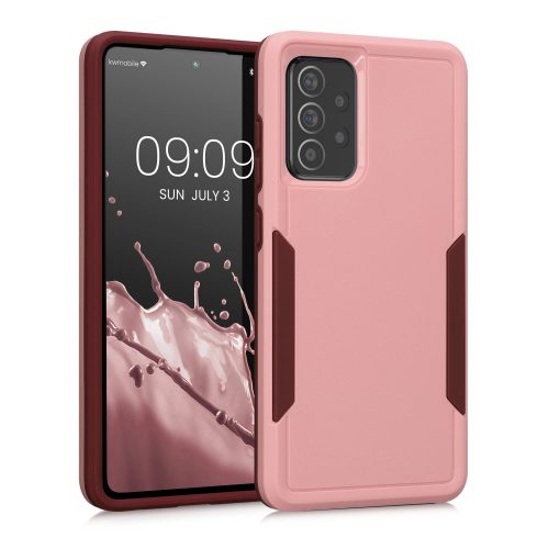 Pouzdro Kwmobile pro Samsung Galaxy A52/Galaxy A52 5G/Galaxy A52s 5G, silikonové, růžové, 59369.10