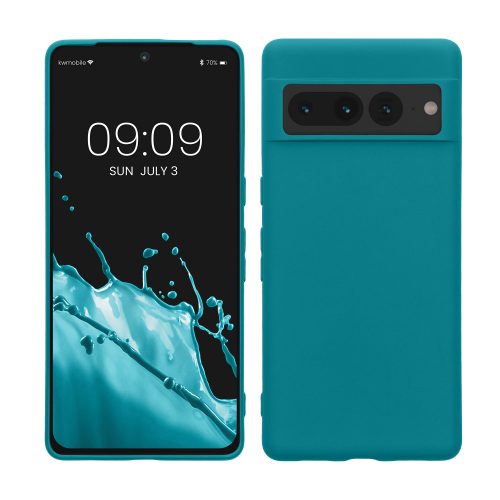 kwmobile pouzdro pro Google Pixel 7 Pro, silikonové, modré, 59400.57