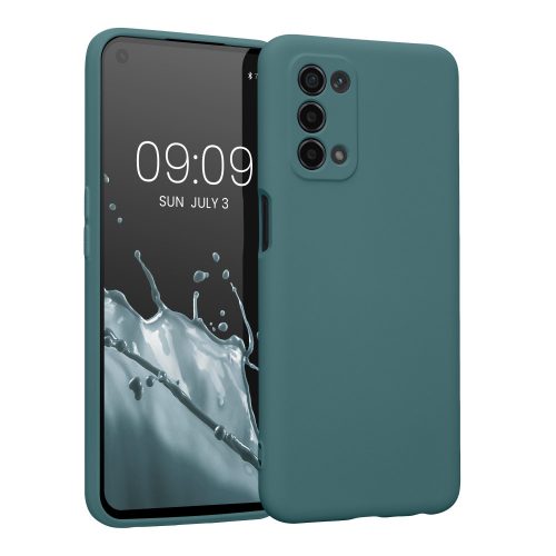 Pouzdro Kwmobile pro OPPO A74 5G/A54 5G, silikonové, zelené, 57571.207