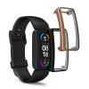 Sada 2 pouzder Kwmobile pro Fitbit Inspire 3/Inspire 2/Ace 3, silikon, černá/zlatá, 53870.02