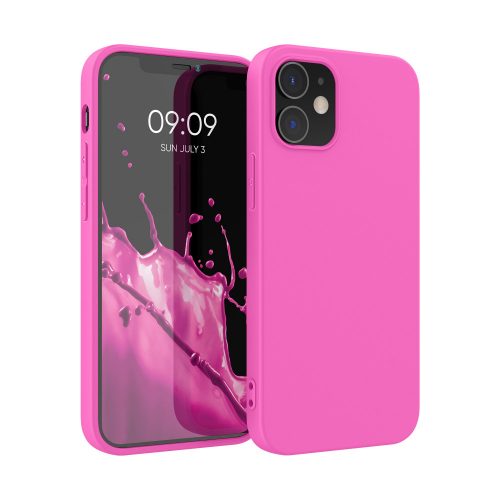 Kryt Kwmobile pro Apple iPhone 12/iPhone 12 Pro, silikonový, růžový, 53938.135