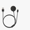 USB nabíjecí kabel pro Garmin Venu 2/Venu Sq Music/Venu Sq, Kwmobile, černý, plast, 59530.01