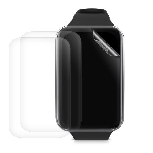 Sada 3 ochranných fólií pro Xiaomi Mi Band 7 Pro, Kwmobile, Transparent, Silikon, 59520.1