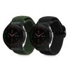 Sada 2 řemínků pro Xiaomi Mi Watch Color Sport/Watch S1 Active, Kwmobile, Black/Green, Nylon, 59518.01