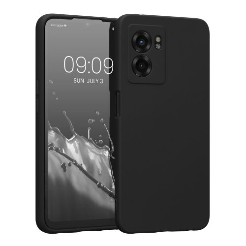 kwmobile pouzdro pro Realme Narzo 50 5G, silikonové, černé, 59618.47