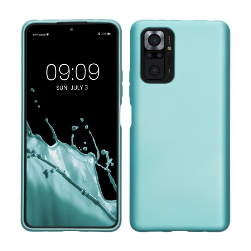 kwmobile kryt pro Xiaomi Redmi Note 10 Pro, silikonový, zelený, 54552.231