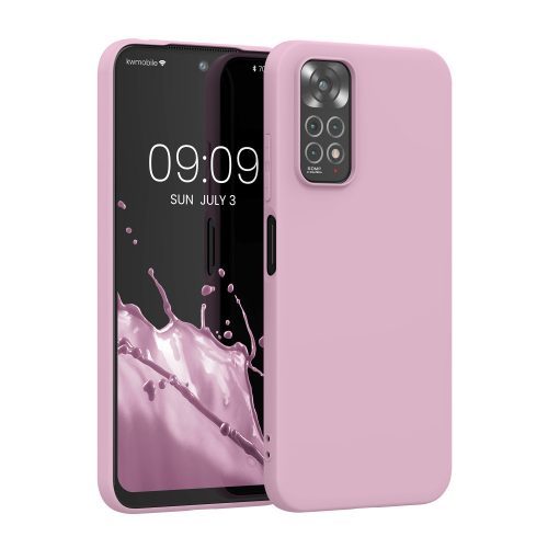 kwmobile pouzdro pro Xiaomi Redmi Note 11/Redmi Note 11S, silikonové, růžové, 57368.10