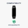 Sada 2 kwmobile řemínků pro Samsung Galaxy Fit 2, silikon, červená/modrá, 54204.07