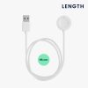 kwmobile napájecí kabel pro Fossil Gen 6/Gen 5/Gen 4, plastový, bílý, 58644.02