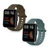 Sada 2 kwmobile řemínků pro Xiaomi Redmi Watch 2 Lite, Silicon, Brown/Green, 56911.08