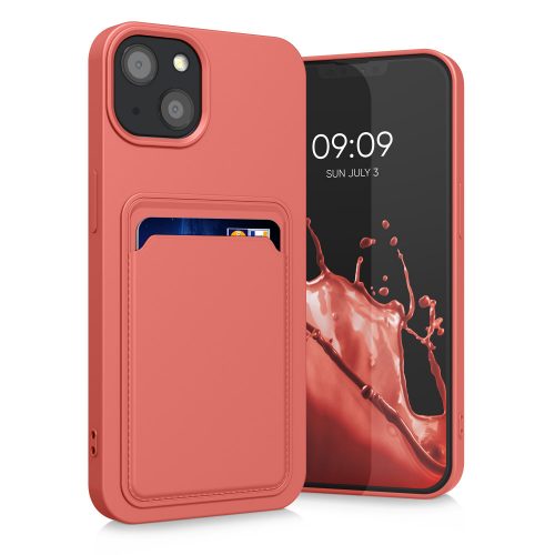 kwmobile pouzdro pro Apple iPhone 13, silikonové, růžové, 55955.76