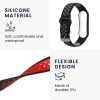 Sada 2 kwmobile pásků pro Xiaomi Mi Smart Band 6/Mi Band 6/Band 5, silikon, šedá/červená, 59792.01