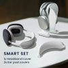 Sada 2 kwmobile krytů pro Apple Airpods Max, silikon, černá, 59790.02