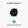 Sada 2 kwmobile řemínků pro Blackview X1 Smartwatch, silikonová, černá, 58170.04