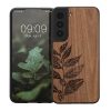 kwmobile pouzdro pro Samsung Galaxy S22, Wood, Brown, 58306.06