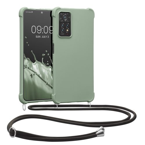 Nárazník kwmobile pro Xiaomi Redmi Note 11 Pro/Redmi Note 11 Pro 5G/Redmi Note 12 Pro, silikonový, zelený, 58086.172