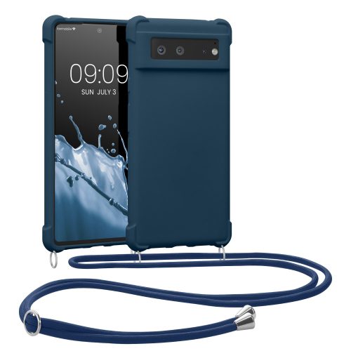 Nárazník kwmobile pro Google Pixel 6, silikonový, modrý, 55916.17