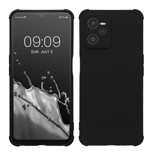 kwmobile pouzdro pro Realme C35, silikonové, černé, 60000.47