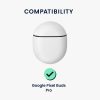 kwmobile pouzdro pro Google Pixel Buds Pro, silikonové, bílé/černé, 60099.02