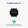 kwmobile řemínek pro Xiaomi Mi Watch/Mi Watch Color Sport, přírodní kůže, hnědá/černá, 60119.18