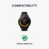 Řemínek kwmobile pro Xiaomi Watch S1 Active, přírodní kůže, černý, 60120.01