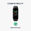 Sada 2 kwmobile řemínků pro OPPO Band Sport, Silicon, Black, 57437.09